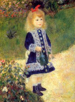皮埃爾 奧古斯特 雷諾阿 A Girl with a Watering Can 皮埃爾 奧古斯特 雷諾阿 A Girl with a Watering Can